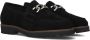 Sioux MEREDITH 734 5167760 Zwarte dames moccasin instappers wijdte H - Thumbnail 1