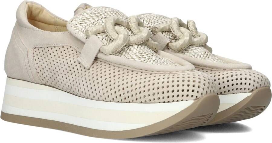 SOFTWAVES Instappers Dames 7.78.90 Maat: 38 Materiaal: Suède Kleur: Beige