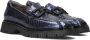 SOFTWAVES Loafers Dames 9.02.07 Maat: 36 Materiaal: Leer Kleur: Blauw - Thumbnail 1