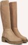 SOFTWAVES Hoge Laarzen Dames Vera 06 Maat: 37 5 Materiaal: Suède Kleur: Camel - Thumbnail 1