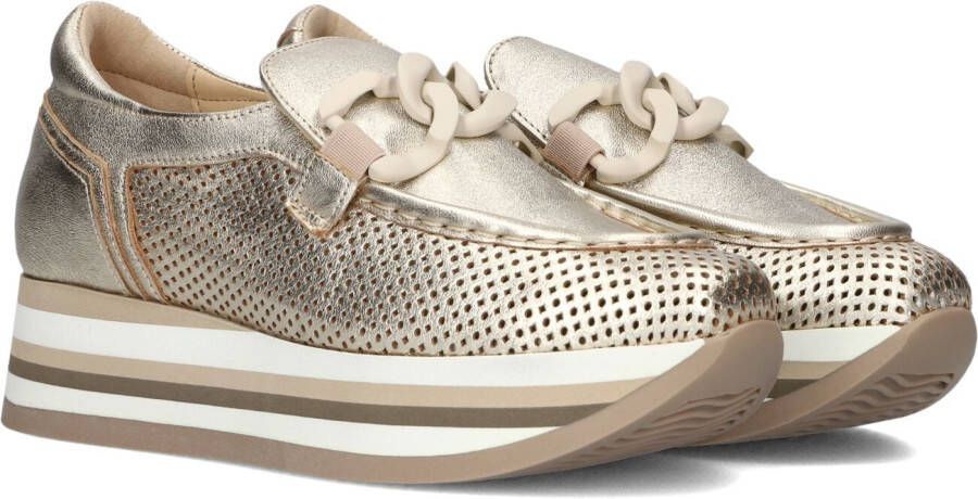 Softwaves Sneakers Dames Lage sneakers Damesschoenen 7.78.56 Goud