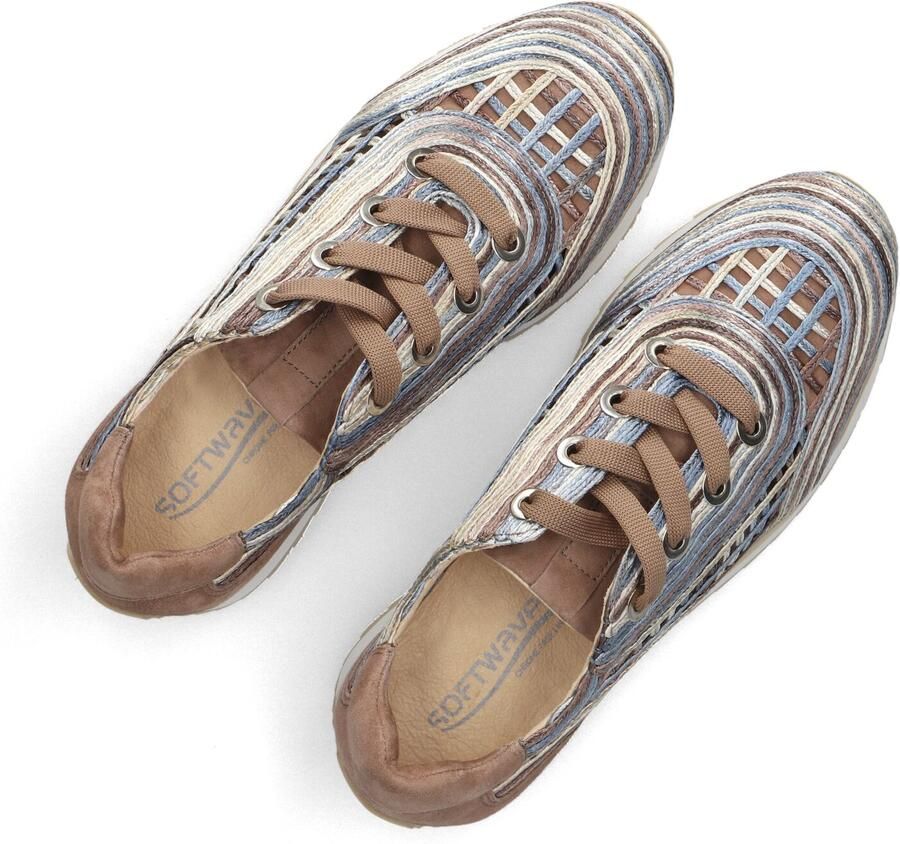 SOFTWAVES Lage Sneakers Dames 9.32.30 Textiel - Foto 3