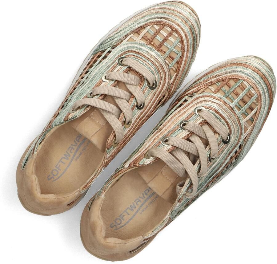 SOFTWAVES Lage Sneakers Dames 9.32.30 Textiel - Foto 3