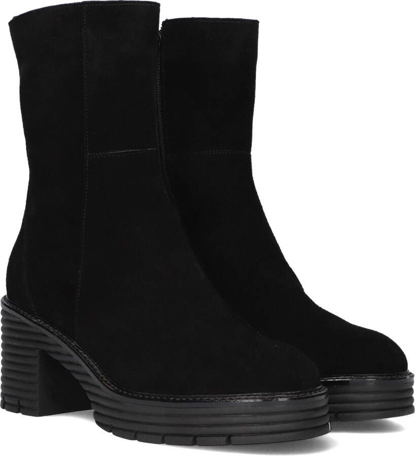 SOFTWAVES Enkellaarsjes Dames 8.88.17 Maat: 37 5 Materiaal: Suède Kleur: Zwart