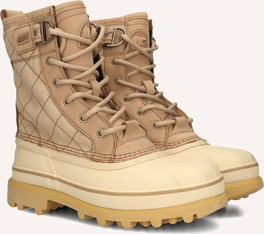 SOREL Veterboots Dames Caribou Royal Wp Dames Maat: 42 Materiaal: Rubber Kleur: Beige