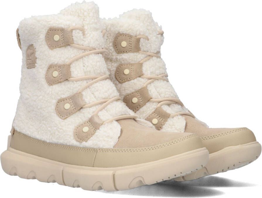 SOREL Vachtlaarzen Dames Explorer Ii Joan Cozy Maat: 38 Materiaal: Textiel Kleur: Beige