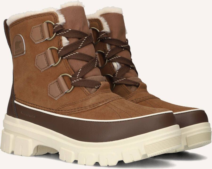 SOREL Snowboots Dames Torino V Wp Maat: 40 5 Materiaal: Suède Kleur: Bruin