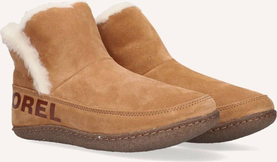 SOREL Pantoffels Dames Nakiska Bootie Maat: 37 Materiaal: Textiel Kleur: Cognac