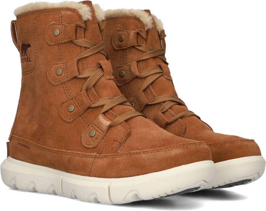 SOREL Veterboots Dames Explorer Next Joan Wp Maat: 38 Materiaal: Suède Kleur: Bruin