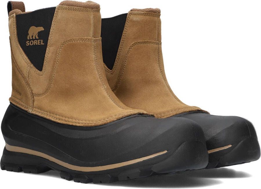SOREL Chelsea Boots Heren Buxton Pull On Maat: 40 Materiaal: Suède Kleur: Cognac