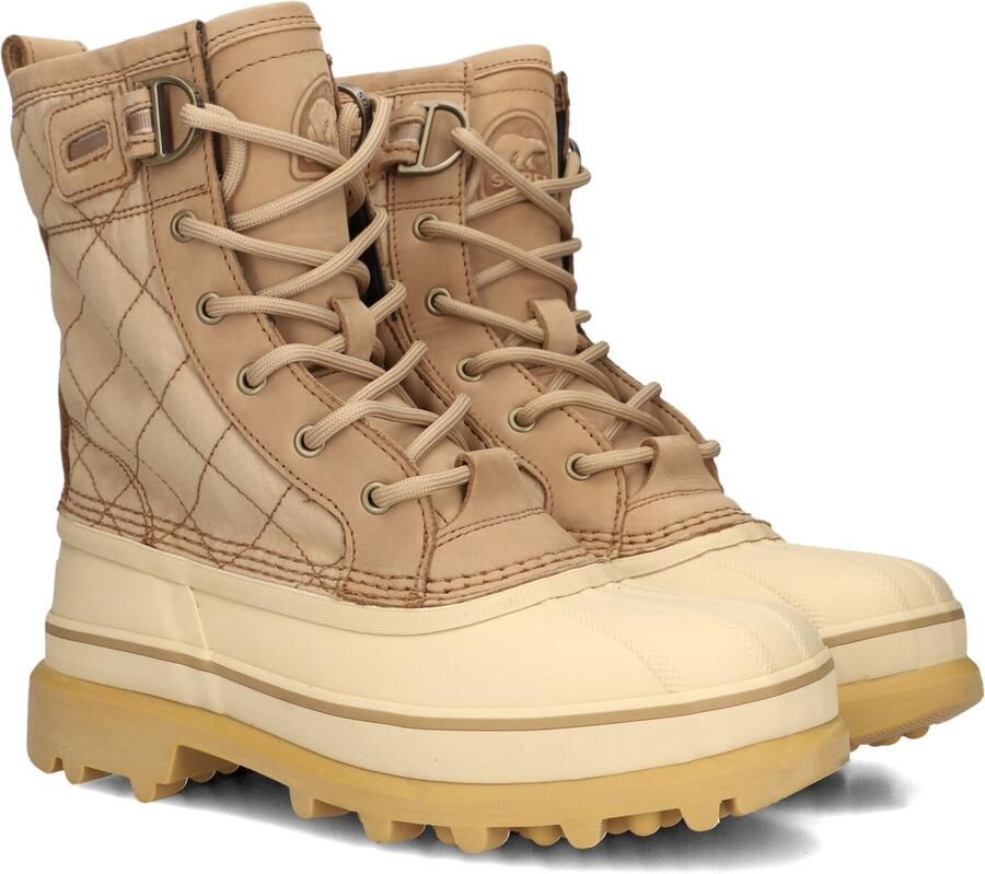 SOREL Veterboots Dames Caribou Royal Wp Dames Maat: 40 Materiaal: Rubber Kleur: Beige