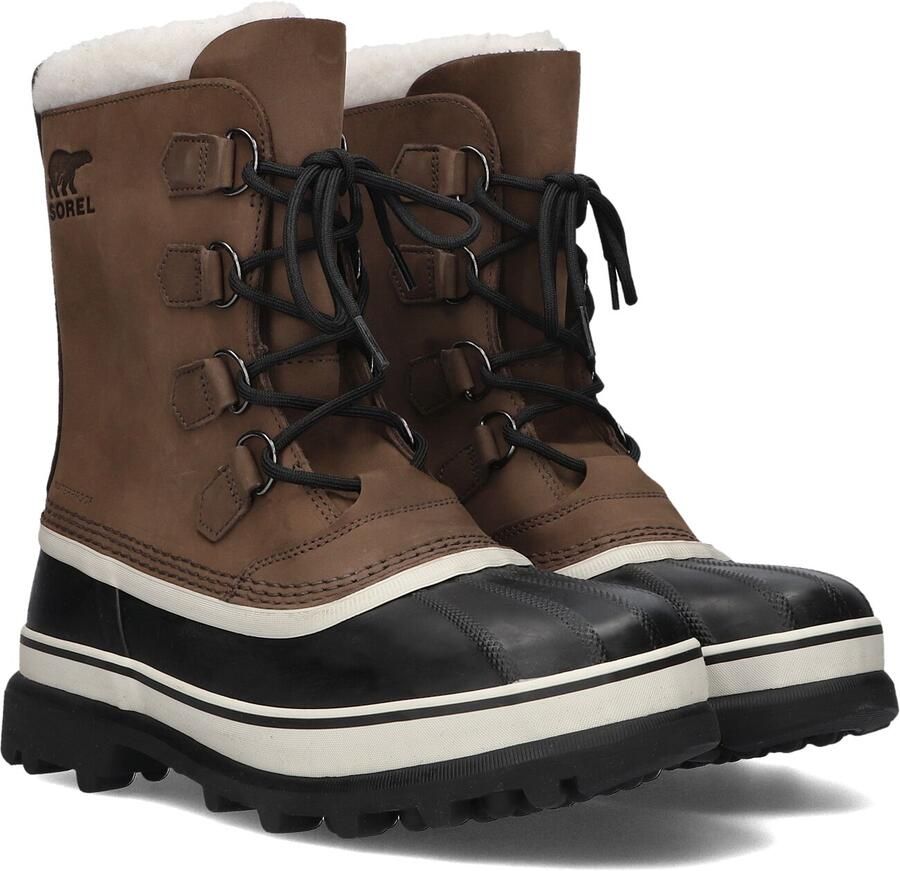 SOREL Veterboots Heren Caribou Maat: 43 5 Materiaal: Suède Kleur: Bruin