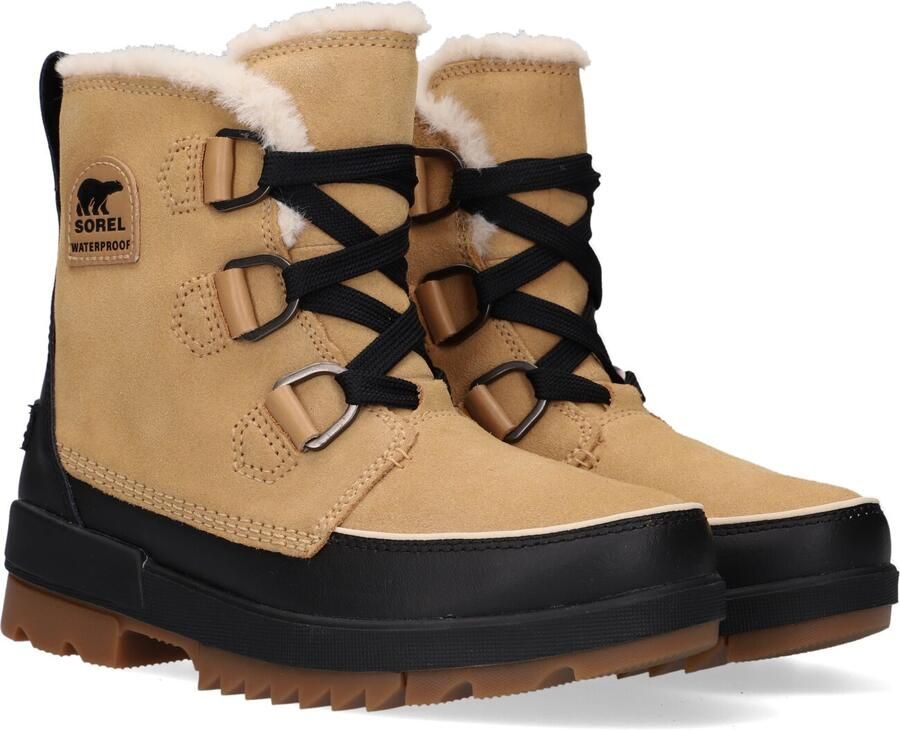 SOREL Vachtlaarzen Dames Torino Ii Wp Maat: 38 Materiaal: Textiel Kleur: Camel