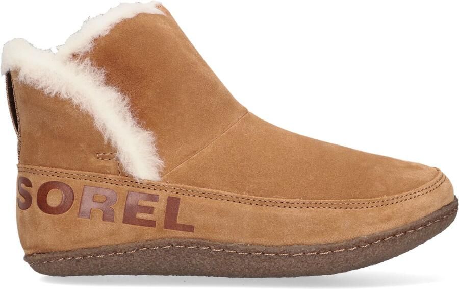 SOREL Pantoffels Dames Nakiska Bootie Maat: 36 Materiaal: Textiel Kleur: Cognac - Foto 3