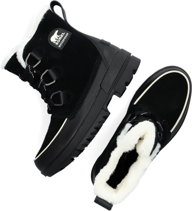 SOREL Vachtlaarzen Dames Torino Ii Wp Maat: 37 5 Materiaal: Textiel Kleur: Zwart