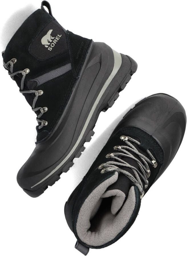 SOREL Veterboots Heren Buxton Lace Wp Maat: 45 Materiaal: Nubuck Kleur: Zwart
