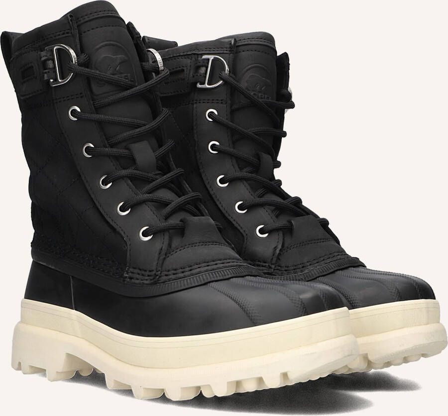 SOREL Veterboots Dames Caribou Royal Wp Dames Maat: 37 5 Materiaal: Rubber Kleur: Zwart
