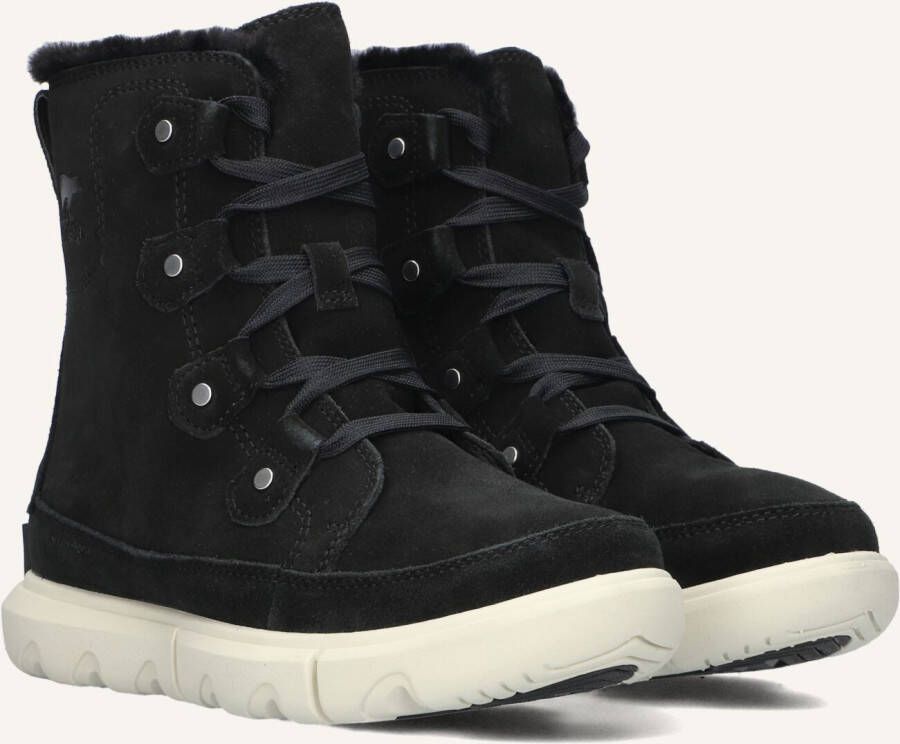 SOREL Veterboots Dames Explorer Next Joan Wp Maat: 42 Materiaal: Suède Kleur: Zwart