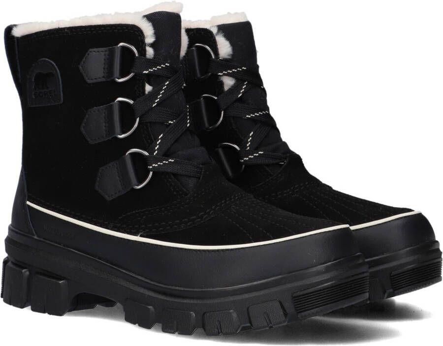 SOREL Snowboots Dames Torino V Wp Maat: 38 5 Materiaal: Suède Kleur: Zwart