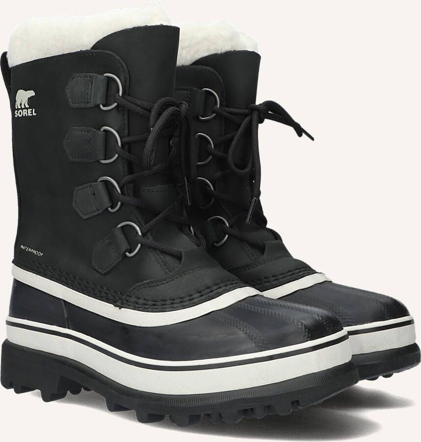SOREL Vachtlaarzen Dames Caribou Wp Maat: 36 Materiaal: Nubuck Kleur: Zwart