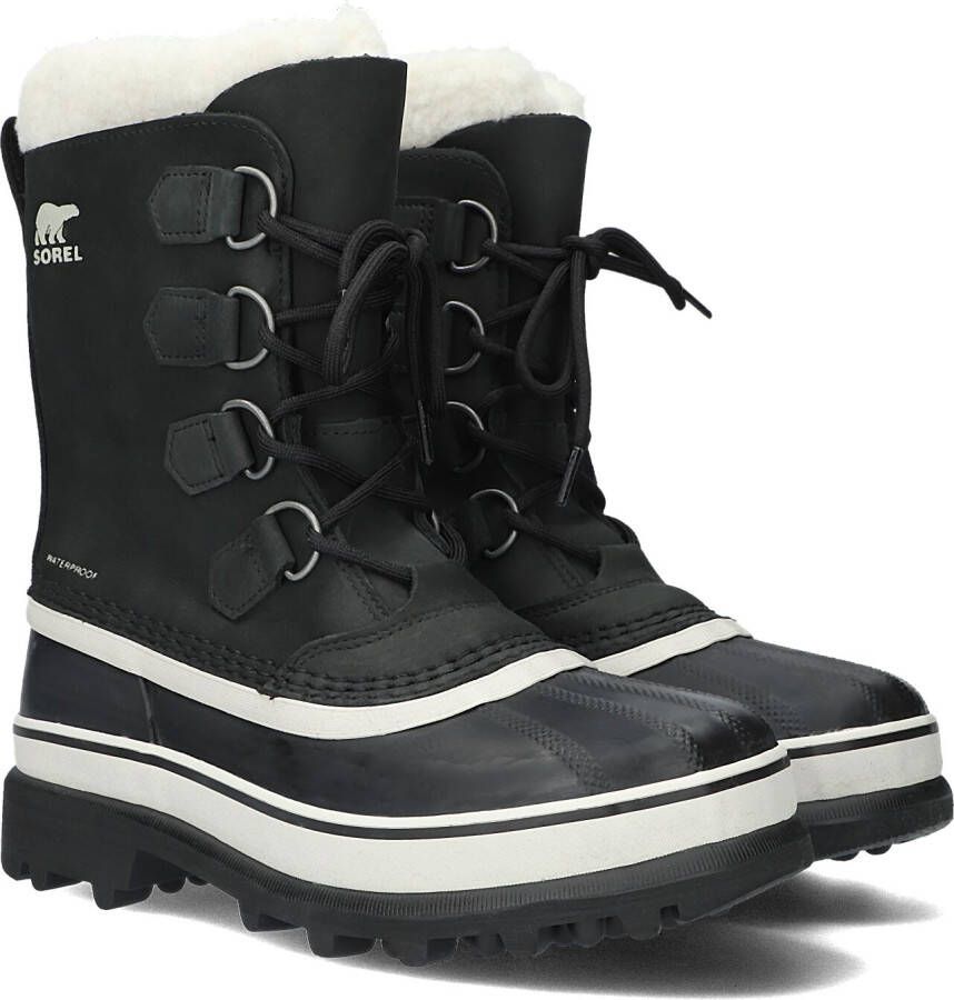 SOREL Vachtlaarzen Dames Caribou Wp Maat: 38 Materiaal: Nubuck Kleur: Zwart