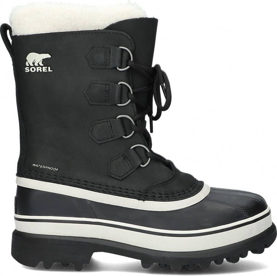 SOREL Vachtlaarzen Dames Caribou Wp Maat: 38 Materiaal: Nubuck Kleur: Zwart