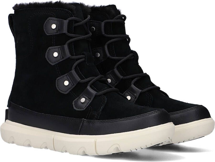 SOREL Vachtlaarzen Dames Explorer Ii Joan Faux Fur Wp Maat: 37 5 Materiaal: Suède Kleur: Zwart