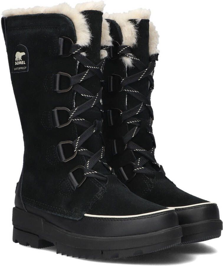 SOREL Veterboots Dames Torino Ii Tall Wp Maat: 36 Materiaal: Suède Kleur: Zwart