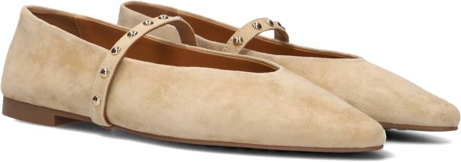 STEFANO LAURAN Ballerina Dames X1417 Maat: 42 Materiaal: Suède Kleur: Beige