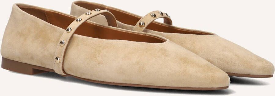 STEFANO LAURAN Ballerina Dames X1417 Maat: 41 Materiaal: Suède Kleur: Beige