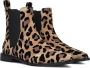 STEFANO LAURAN Chelsea Boots Dames Pe2061 Maat: 42 Materiaal: Suède Kleur: Beige - Thumbnail 1