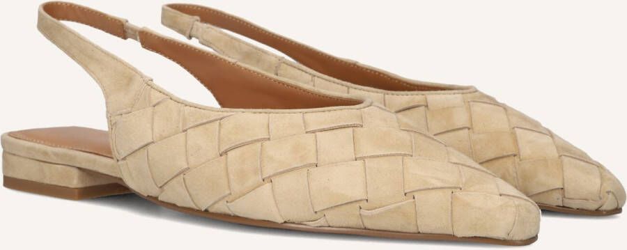 STEFANO LAURAN Slingbacks Dames 6155 Maat: 41 Materiaal: Suède Kleur: Beige
