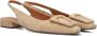 STEFANO LAURAN Slingbacks Dames 58577a Maat: 39 Materiaal: Suède Kleur: Beige - Thumbnail 1