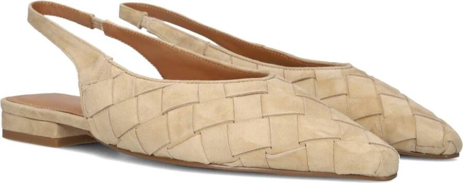 STEFANO LAURAN Slingbacks Dames 6155 Maat: 42 Materiaal: Suède Kleur: Beige