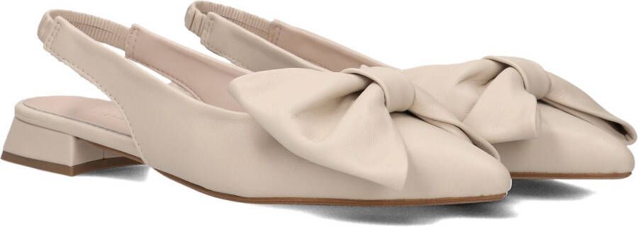 STEFANO LAURAN Slingbacks Dames Mirella Maat: 37 Materiaal: Leer Kleur: Beige