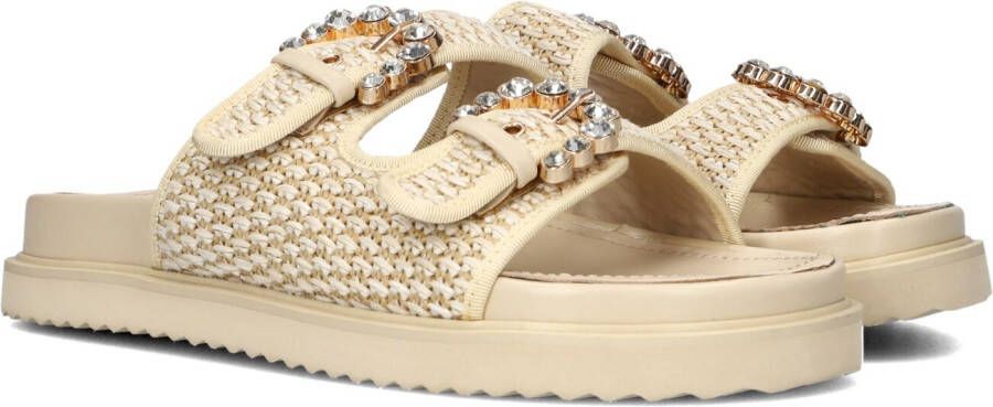 STEFANO LAURAN Slippers Dames 888632016k Maat: 40 Materiaal: Raffia Kleur: Beige