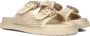 STEFANO LAURAN Teenslippers Dames 888632016k Maat: 39 Materiaal: Raffia Kleur: Beige - Thumbnail 1