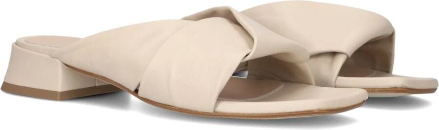 STEFANO LAURAN Slippers Dames Siena Maat: 39 Materiaal: Leer Kleur: Beige