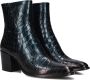 STEFANO LAURAN Enkellaarsjes Dames 595-08 Maat: 41 Materiaal: Leer Kleur: Blauw - Thumbnail 1