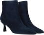 STEFANO LAURAN Enkellaarsjes Dames Botin Maat: 37 Materiaal: Suède Kleur: Blauw - Thumbnail 1