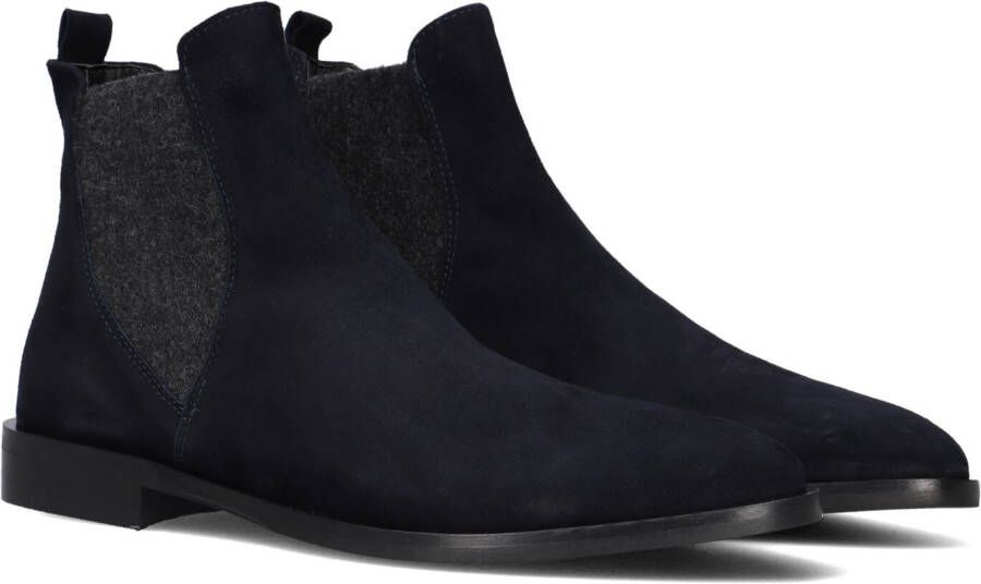 STEFANO LAURAN Enkellaarsjes Dames S3289 Maat: 43 Materiaal: Suède Kleur: Blauw