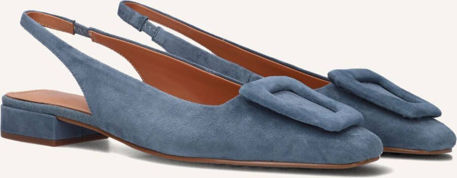 STEFANO LAURAN Slingbacks Dames 58577a Maat: 37 Materiaal: Suède Kleur: Blauw