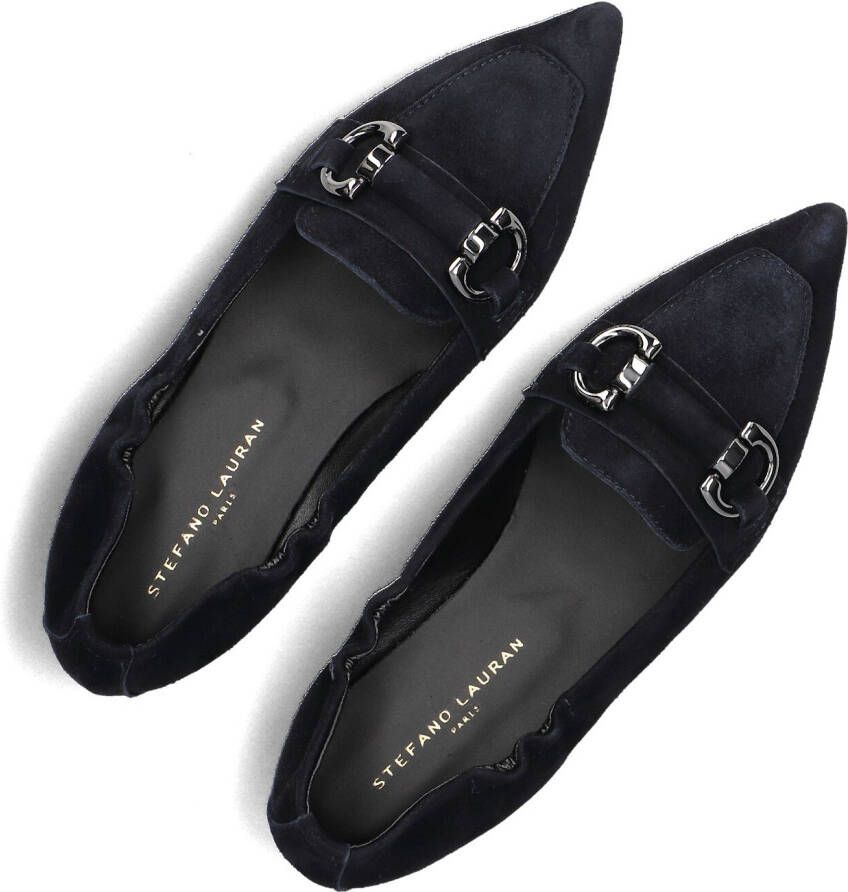STEFANO LAURAN Loafers Dames S3296 Maat: 37 Materiaal: Suède Kleur: Blauw
