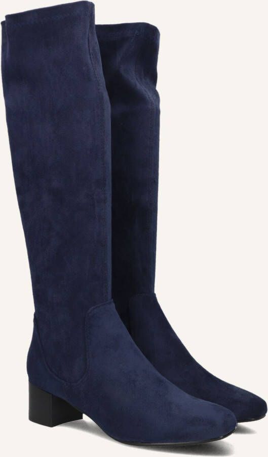 STEFANO LAURAN Hoge Laarzen Dames Xtm16891-1 Maat: 40 Materiaal: Suèdelook Kleur: Blauw
