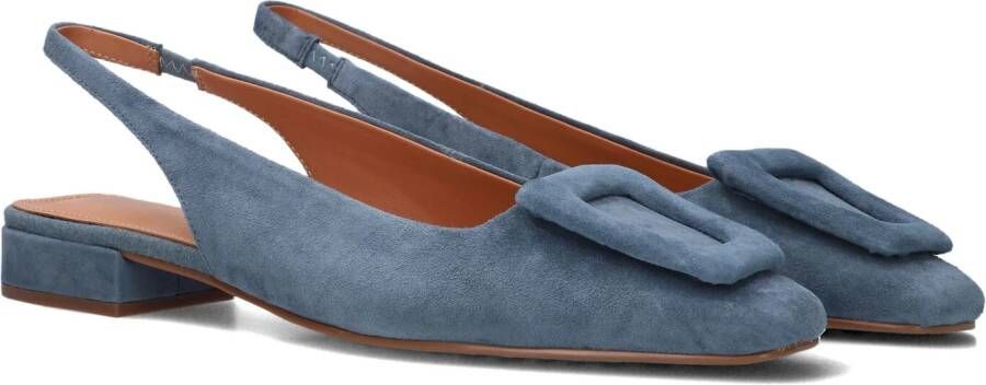 STEFANO LAURAN Slingbacks Dames 58577a Maat: 41 Materiaal: Suède Kleur: Blauw