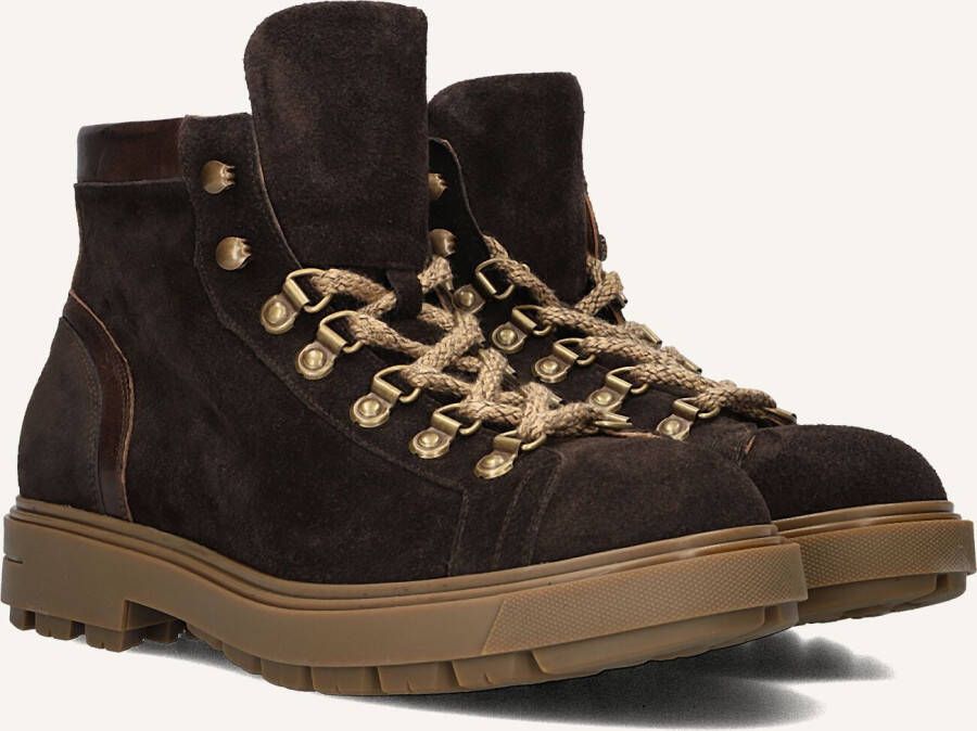 STEFANO LAURAN Veterboots Heren 1561 Maat: 45 Materiaal: Suède Kleur: Bruin