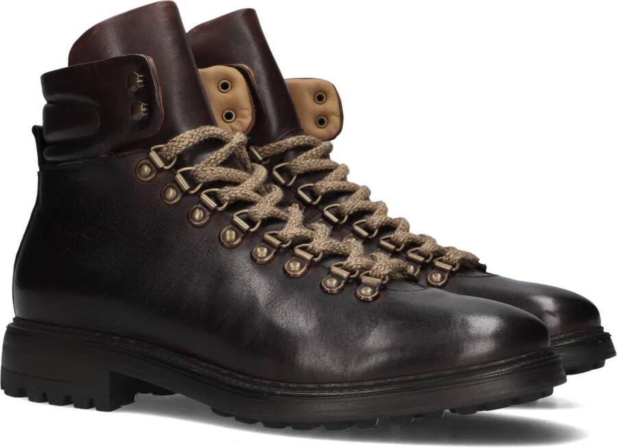 STEFANO LAURAN Veterboots Heren 1562 Maat: 45 Materiaal: Leer Kleur: Bruin