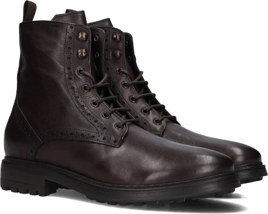 STEFANO LAURAN Veterboots Heren 3551 Maat: 42 Materiaal: Leer Kleur: Bruin