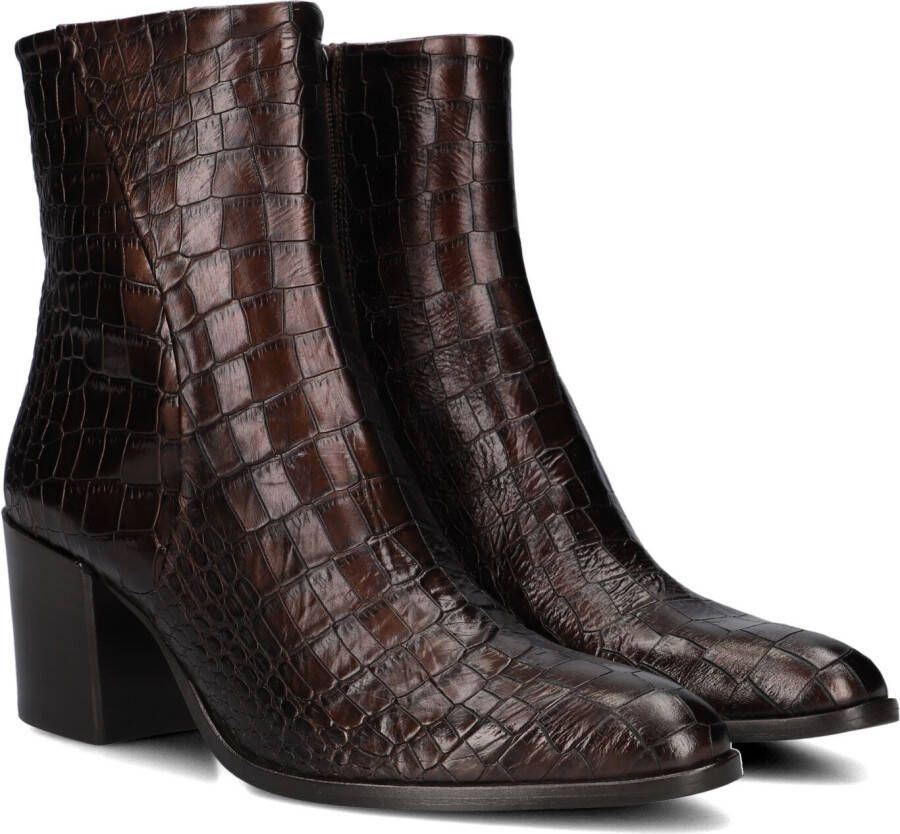 STEFANO LAURAN Enkellaarsjes Dames 595-08 Maat: 37 Materiaal: Leer Kleur: Bruin