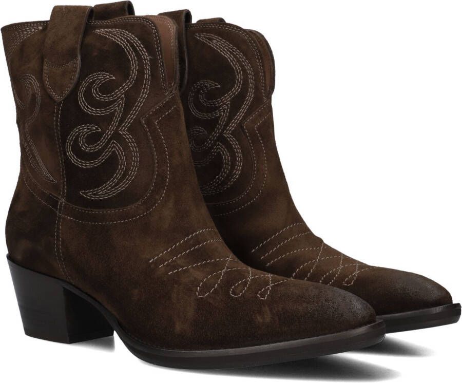 STEFANO LAURAN Enkellaarsjes Dames 702-12 Maat: 41 Materiaal: Suède Kleur: Bruin